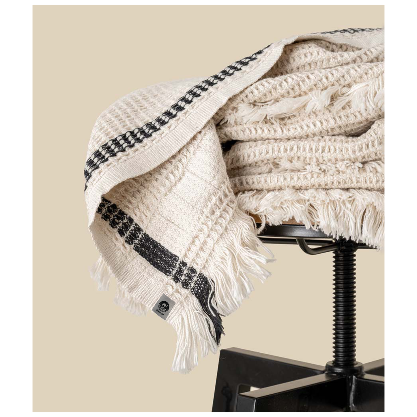 Honeycomb Striped Plaid Fouta
