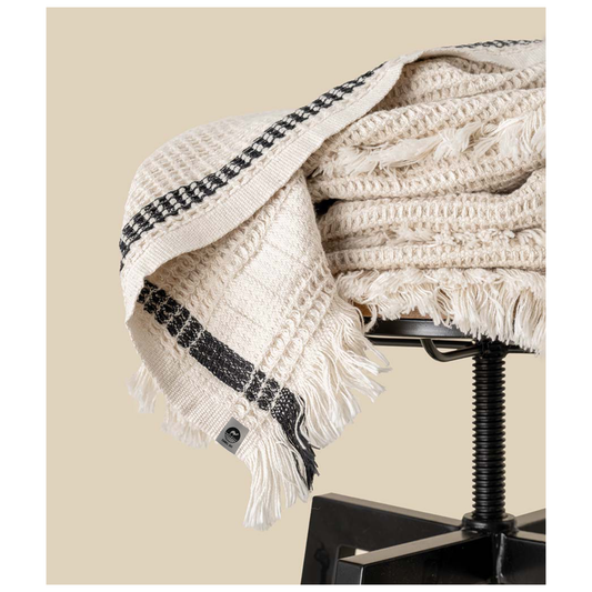 Honeycomb Striped Plaid Fouta