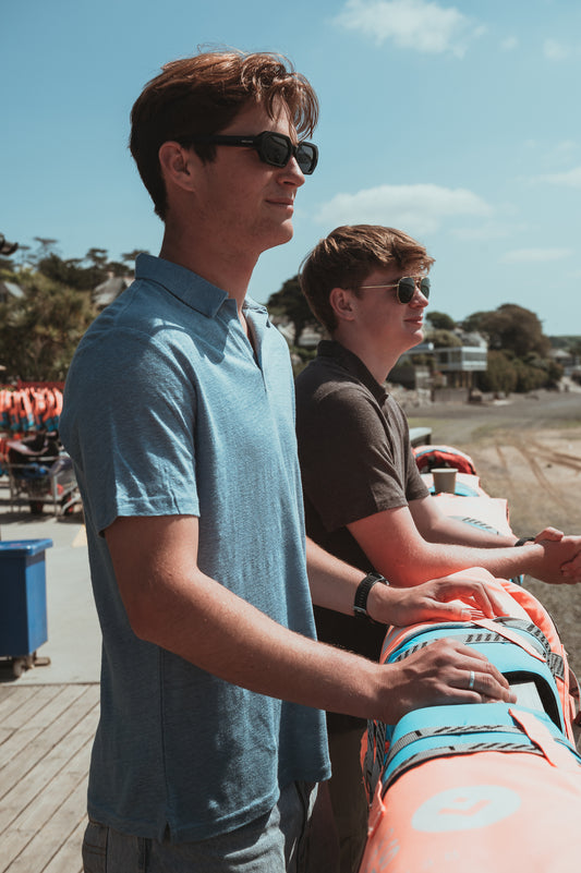 Men's Linen Polo Shirt