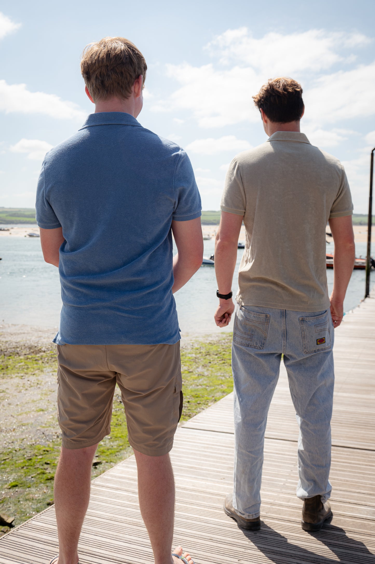 Men's Towelling Polo Shirt