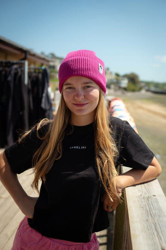 Orchid Flower Fisherman Beanie
