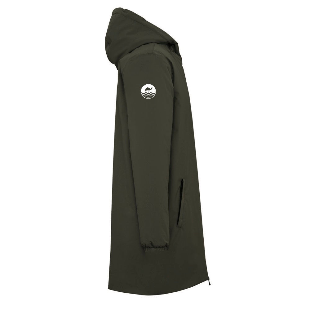 Unisex Camel Ski sherpa-lined waterproof jacket