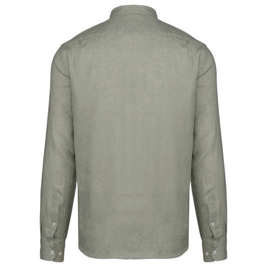 Men's Long Sleeve Linen Shirt
