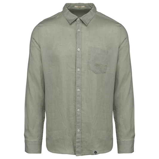 Men's Long Sleeve Linen Shirt