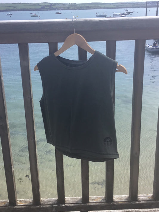 Dancer Top - Washed Organic Khaki