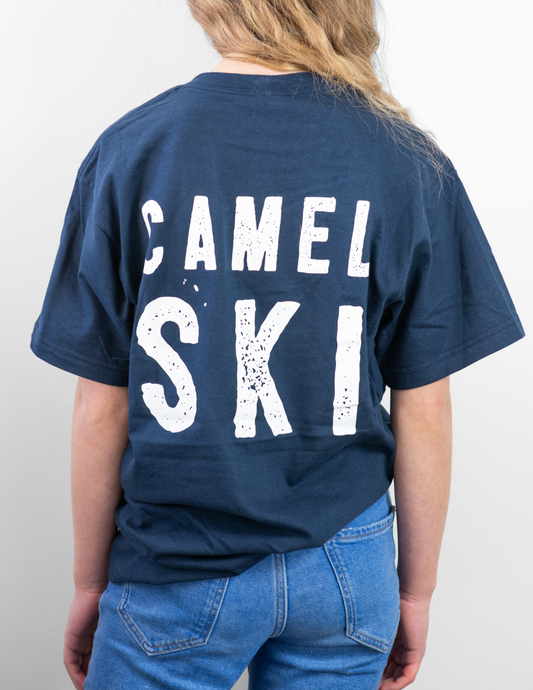 Childrens Navy T'shirt - Camel Ski