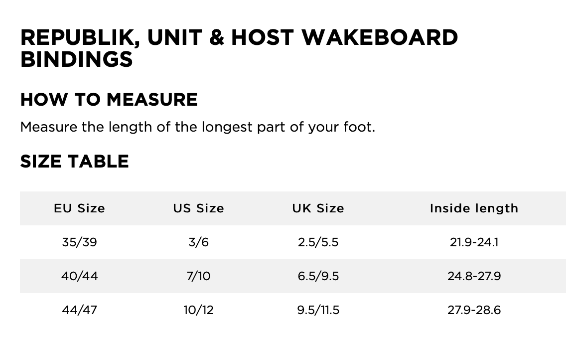 Unit Wakeboard Bindings